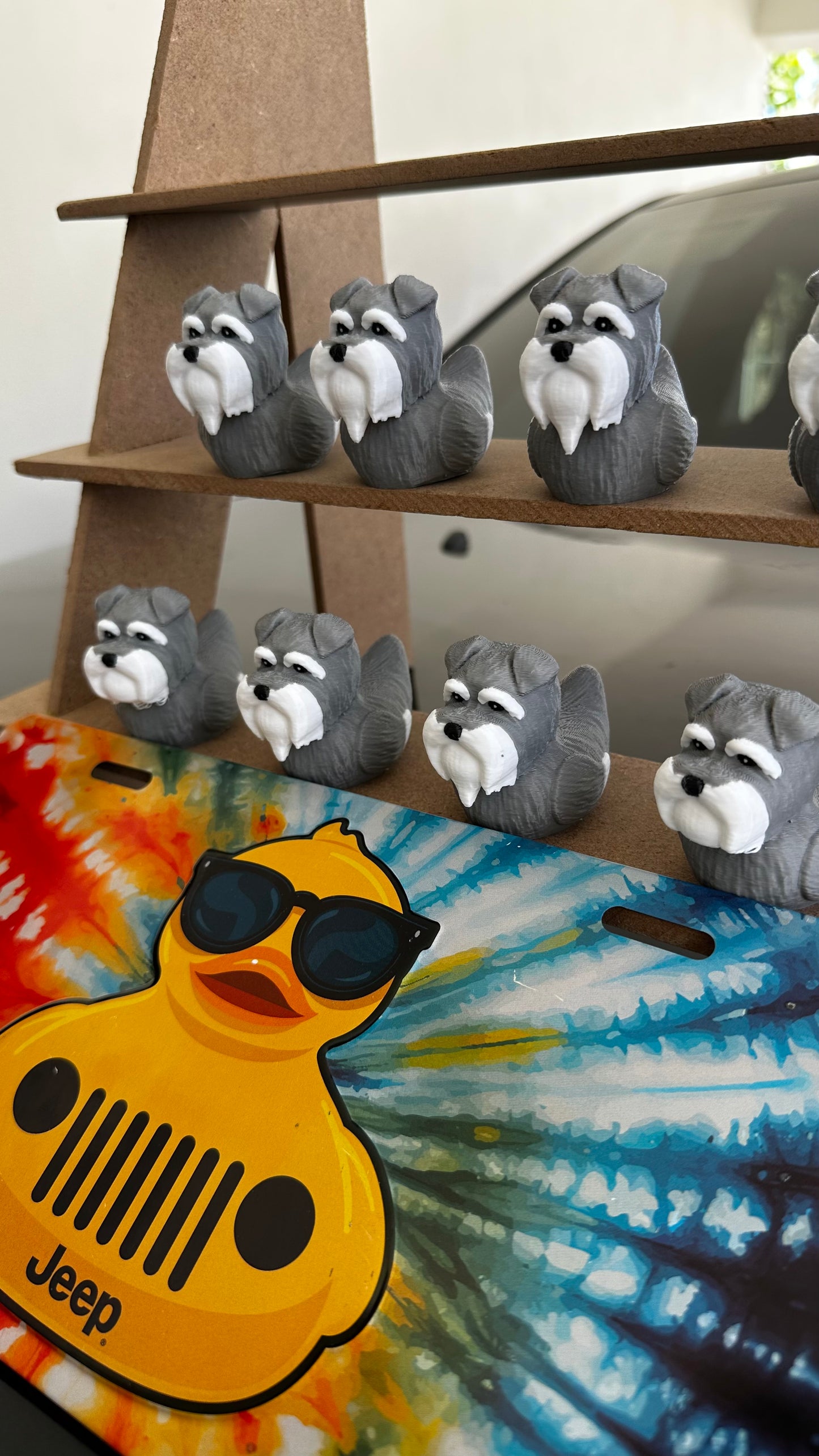 Schnauzer duck