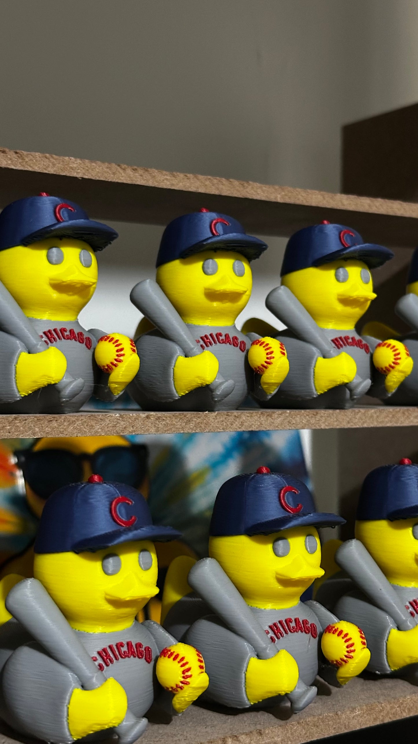Chicago Baseball Duck – Fan Edition (Blue & Red)