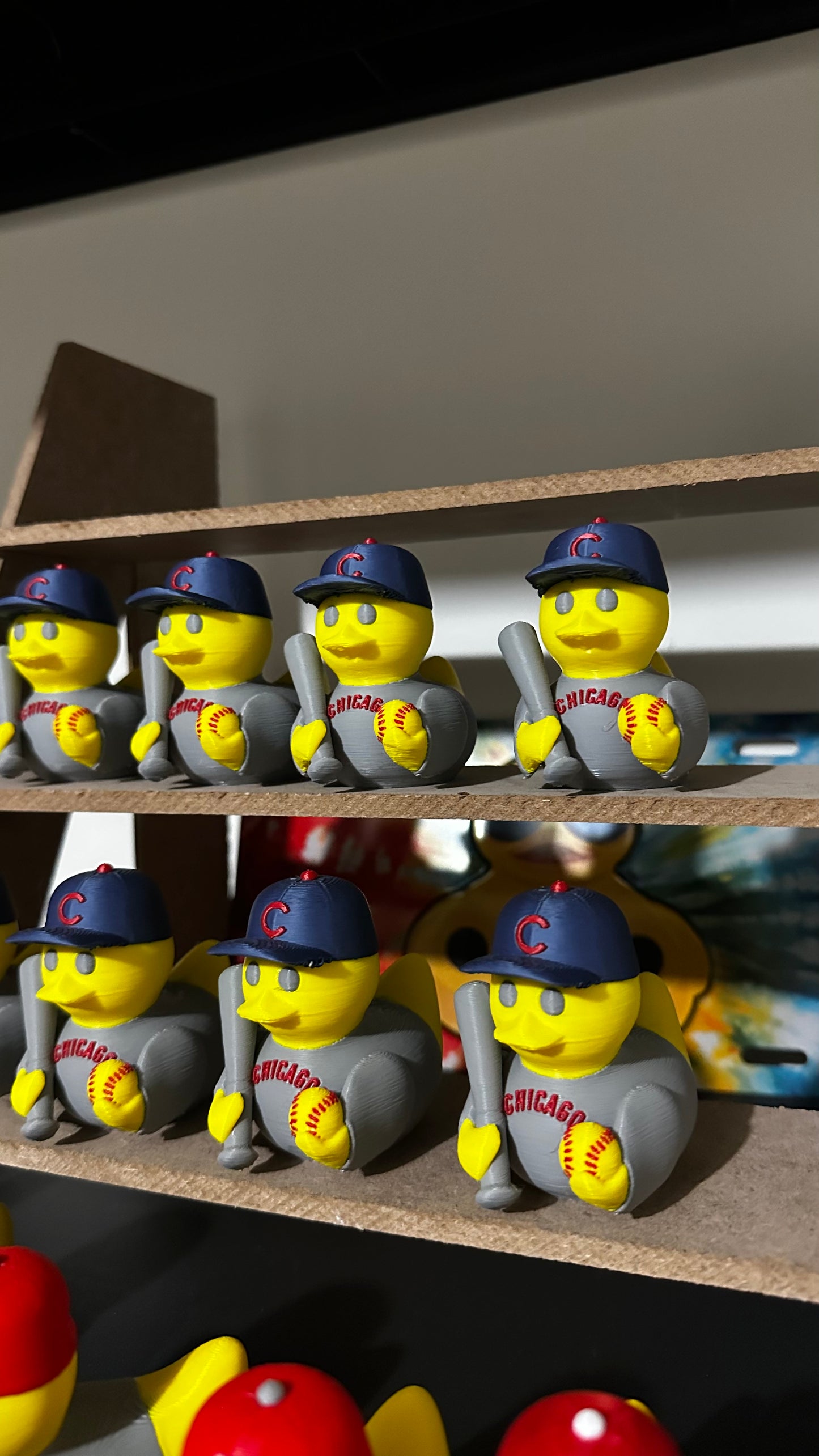 Chicago Baseball Duck – Fan Edition (Blue & Red)