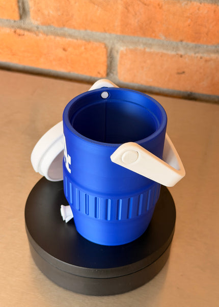 Los Angeles dodgers Blue Mini Cooler Can Holder (12 oz) | LA Baseball Fan Koozie | Car Dashboard Drink Holder | 3D Printed