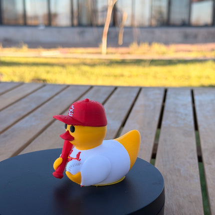 St. Louis Cardinals Baseball Duck – 3D Printed MLB Fan Dashboard Duck | Cardinals Fan Gift | Baseball Car Dashboard Decor