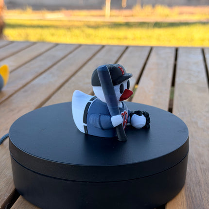 Boston Red Sox Baseball Duck – 3D Printed MLB Fan Dashboard Duck | Red Sox Fan Gift | Baseball Car Dashboard Decor
