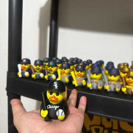 Chicago Baseball Duck – Fan Edition (Black & White)
