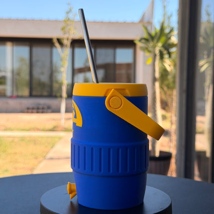 12 oz Rams Inspired Custom Koozie – Football Can Cooler