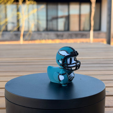 Philadelphia Eagles Football Duck – 3D Printed NFL Fan Dashboard Duck | Eagles Fan Gift | Football Car Dashboard Decor