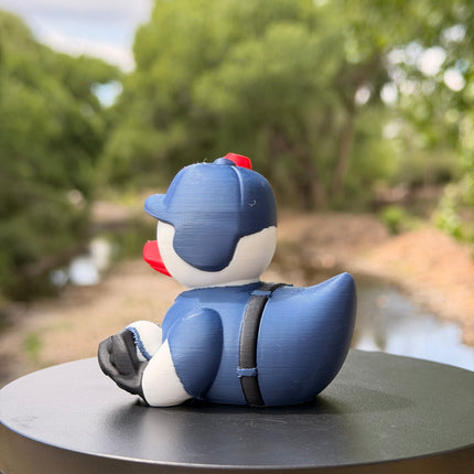 Cleveland Guardians Baseball Duck – 3D Printed MLB Fan Dashboard Duck | Guardians Fan Gift | Baseball Car Dashboard Decor