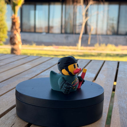 Minnesota Wild Hockey Duck – 3D Printed NHL Fan Dashboard Duck | Wild Fan Gift | Hockey Car Dashboard Decor