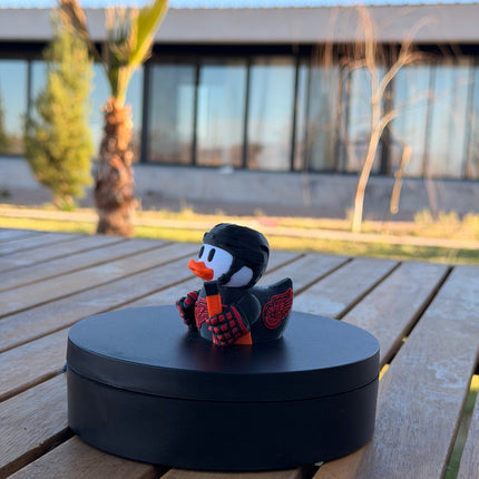 Carolina Hurricanes Hockey Duck – 3D Printed NHL Fan Dashboard Duck | Hurricanes Fan Gift | Hockey Car Dashboard Decor