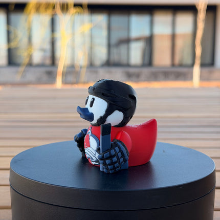 Colorado Avalanche Hockey Duck – 3D Printed NHL Fan Dashboard Duck | Avalanche Fan Gift | Hockey Car Dashboard Decor