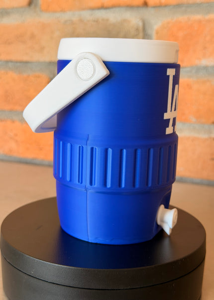 Los Angeles dodgers Blue Mini Cooler Can Holder (12 oz) | LA Baseball Fan Koozie | Car Dashboard Drink Holder | 3D Printed