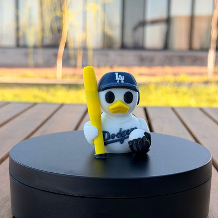 Los Angeles Dodgers Baseball Duck – 3D Printed MLB Fan Dashboard Duck | Dodgers Fan Gift | Baseball Car Dashboard Decor