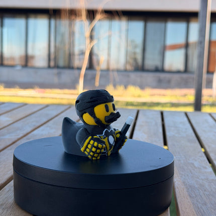 Pittsburgh Penguins Hockey Duck – 3D Printed NHL Fan Dashboard Duck | Penguins Fan Gift | Hockey Car Dashboard Decor