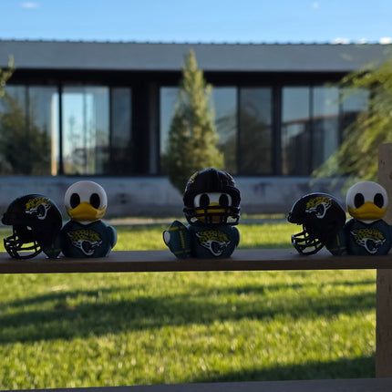 Jacksonville Jaguars Football Duck – 3D Printed NFL Fan Dashboard Duck | Jaguars Fan Gift | Football Car Dashboard Decor