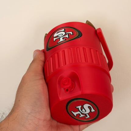 San Francisco 49ers Can Cooler Koozie – 12 oz NFL Football Fan Drink Holder