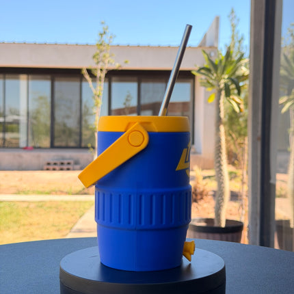 12 oz Rams Inspired Custom Koozie – Football Can Cooler