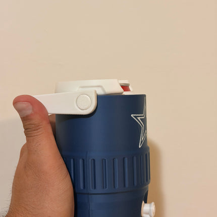 Dallas Cowboys 12oz Can Cooler Koozie – Football Fan Drink Holder – 3D Printed