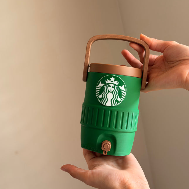 Starbucks Inspired 12oz Koozie – Coffee Lover Can Cooler | Green Café Style Drink Holder