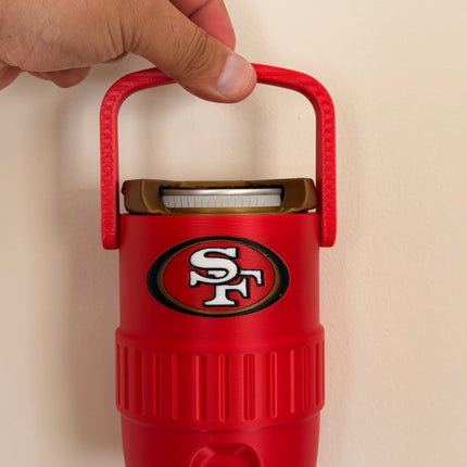 San Francisco 49ers Can Cooler Koozie – 12 oz NFL Football Fan Drink Holder