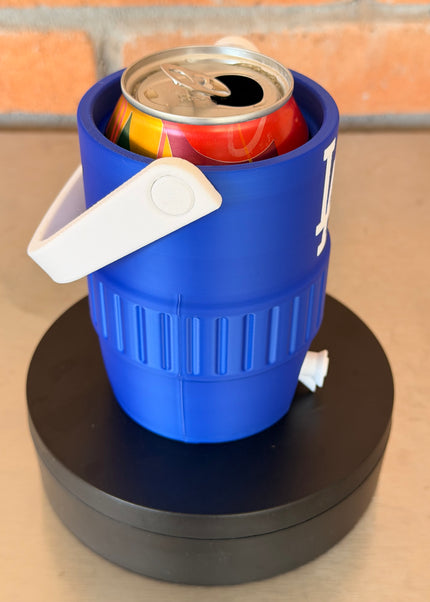 Los Angeles dodgers Blue Mini Cooler Can Holder (12 oz) | LA Baseball Fan Koozie | Car Dashboard Drink Holder | 3D Printed