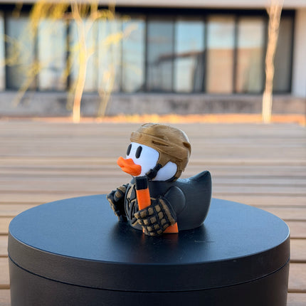 Vegas Golden Knights Hockey Duck – 3D Printed NHL Fan Dashboard Duck | Golden Knights Fan Gift | Hockey Car Dashboard Decor