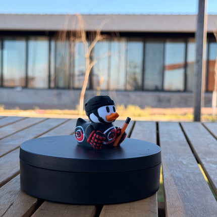 Carolina Hurricanes Hockey Duck – 3D Printed NHL Fan Dashboard Duck | Hurricanes Fan Gift | Hockey Car Dashboard Decor