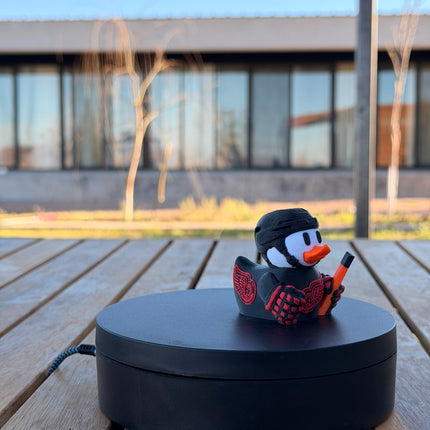 Carolina Hurricanes Hockey Duck – 3D Printed NHL Fan Dashboard Duck | Hurricanes Fan Gift | Hockey Car Dashboard Decor