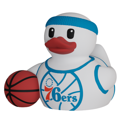 Philadelphia 76ers Basketball Duck – 3D Printed NBA Fan Dashboard Duck | Sixers Fan Gift | Basketball Car Decor