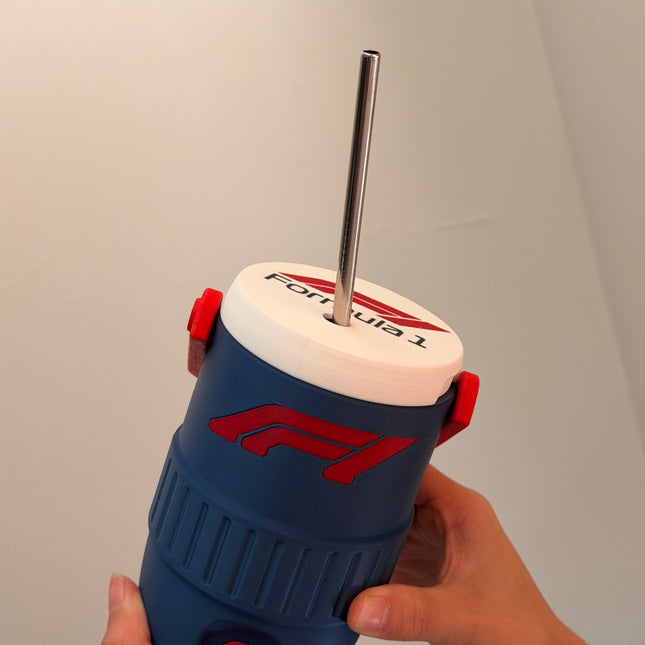 Custom F1 Racing Koozie – Personalized Formula Style Can Cooler 12 oz