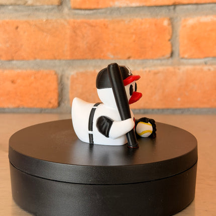 Atlanta Braves Baseball Duck – 3D Printed MLB Fan Dashboard Duck | Braves Fan Gift | Baseball Car Dashboard Decor