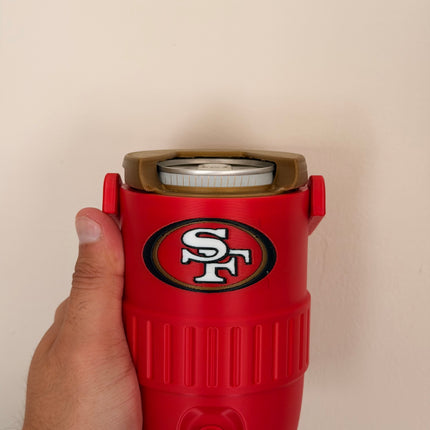 San Francisco 49ers Can Cooler Koozie – 12 oz NFL Football Fan Drink Holder