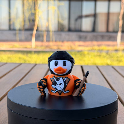 Anaheim Ducks Hockey Duck – 3D Printed NHL Fan Dashboard Duck | Ducks Fan Gift | Hockey Car Dashboard Decor