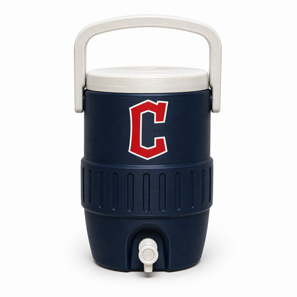 Cleveland Navy Red Mini Cooler Can Holder (12 oz) | Baseball Fan Koozie | Car Dashboard Drink Holder | 3D Printed