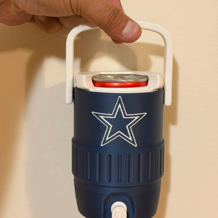 Dallas Cowboys 12oz Can Cooler Koozie – Football Fan Drink Holder – 3D Printed