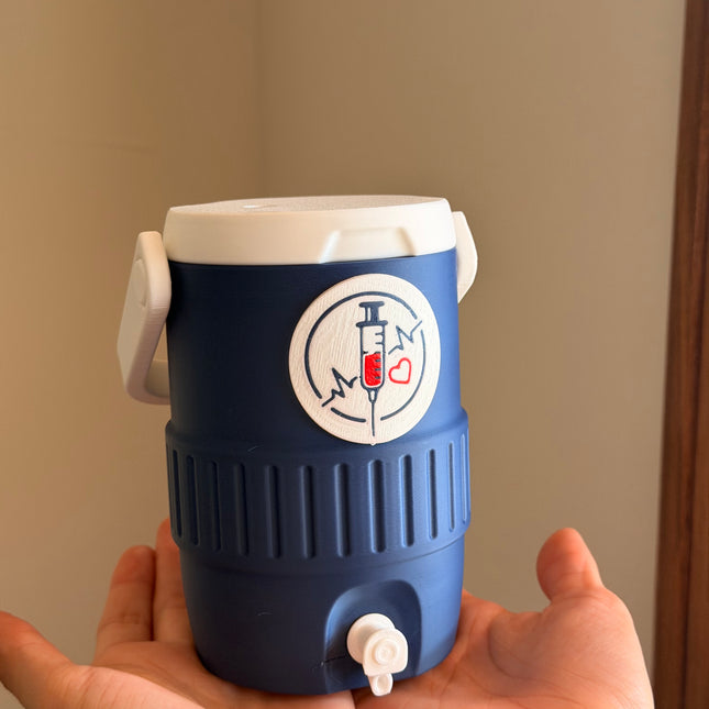 Nurse Themed 12oz Koozie – Custom Medical Can Cooler | Stethoscope & Heartbeat Design