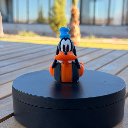 Goofy Inspired Duck – 3D Printed Cartoon Duck | Funny Character Collectible | Dashboard Cartoon Decor