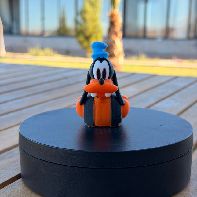 Goofy Inspired Duck – 3D Printed Cartoon Duck | Funny Character Collectible | Dashboard Cartoon Decor