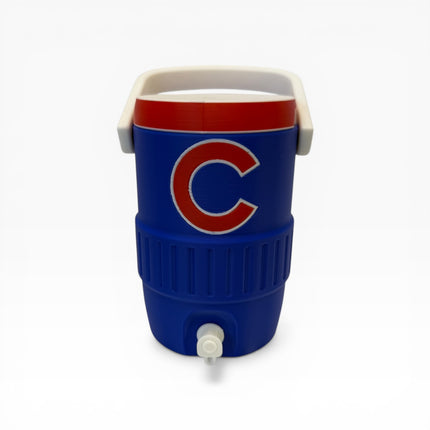 Chicago Cubs Mini Cooler Can Holder (12 oz) | Baseball Fan Koozie | Car Dashboard Drink Holder | 3D Printed