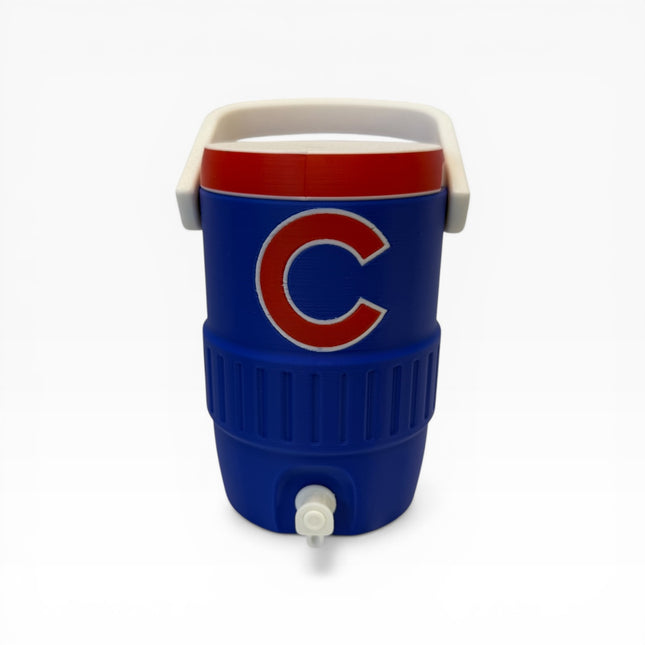 Chicago Cubs Mini Cooler Can Holder (12 oz) | Baseball Fan Koozie | Car Dashboard Drink Holder | 3D Printed