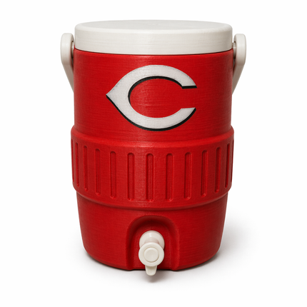 Cincinnati Reds Mini Cooler Can Holder (12 oz) | Baseball Fan Koozie | Car Dashboard Drink Holder | 3D Printed