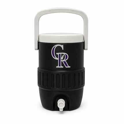 Colorado Black Purple Mini Cooler Can Holder (12 oz) | Baseball Fan Koozie | Car Dashboard Drink Holder | 3D Printed