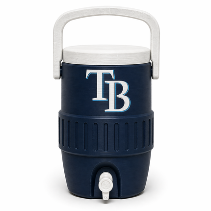 Tampa Bay Navy White Mini Cooler Can Holder (12 oz) | Baseball Fan Koozie | Car Dashboard Drink Holder | 3D Printed