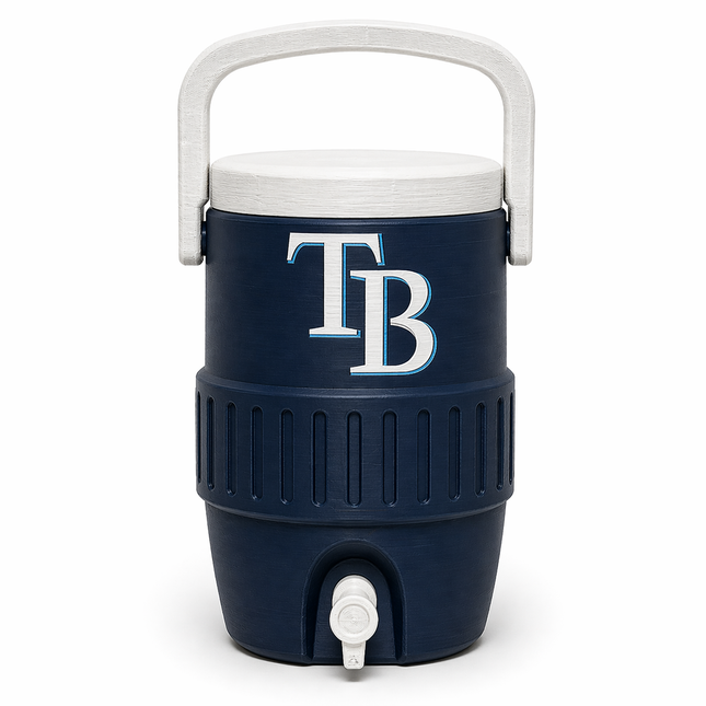 Tampa Bay Navy White Mini Cooler Can Holder (12 oz) | Baseball Fan Koozie | Car Dashboard Drink Holder | 3D Printed