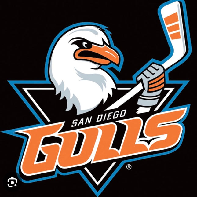 San Diego Gulls Hockey Duck – Custom NHL Style Duck | 3D Printed Fan Gift