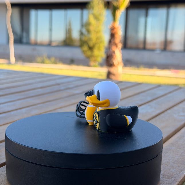Pittsburgh Steelers Football Duck – 3D Printed NFL Fan Dashboard Duck | Steelers Fan Gift | Football Car Dashboard Decor