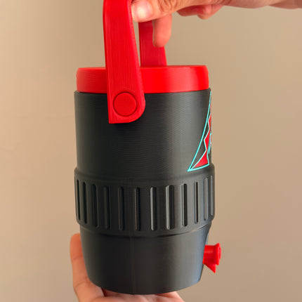 Arizona Black Red Gold Mini Cooler Can Holder (12 oz) | Baseball Fan Koozie | Car Dashboard Drink Holder | 3D Printed