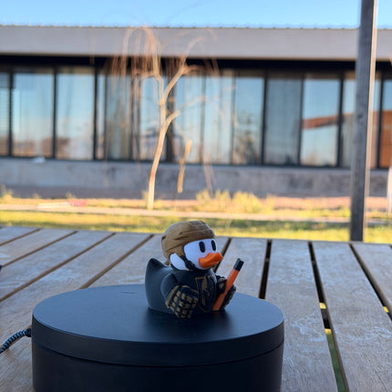 Vegas Golden Knights Hockey Duck – 3D Printed NHL Fan Dashboard Duck | Golden Knights Fan Gift | Hockey Car Dashboard Decor