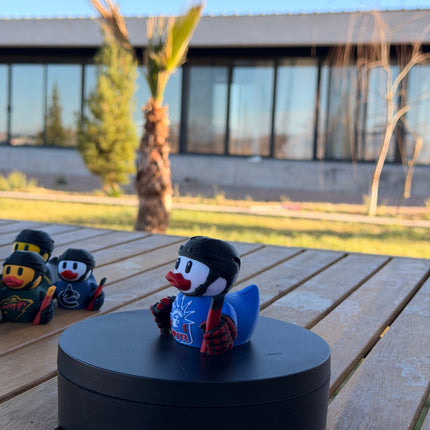 New York Rangers Hockey Duck – 3D Printed NHL Fan Dashboard Duck | Rangers Fan Gift | Hockey Car Dashboard Decor