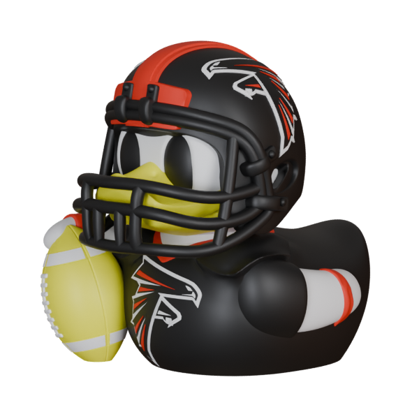 Atlanta Falcons Football Duck – 3D Printed NFL Fan Dashboard Duck | Falcons Fan Gift | Football Car Dashboard Decor