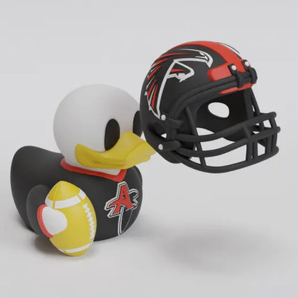 Atlanta Falcons Football Duck – 3D Printed NFL Fan Dashboard Duck | Falcons Fan Gift | Football Car Dashboard Decor