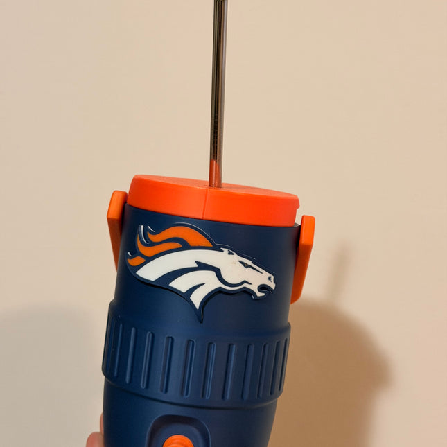 Denver Broncos Can Cooler Koozie – 12 oz NFL Football Fan Drink Holder